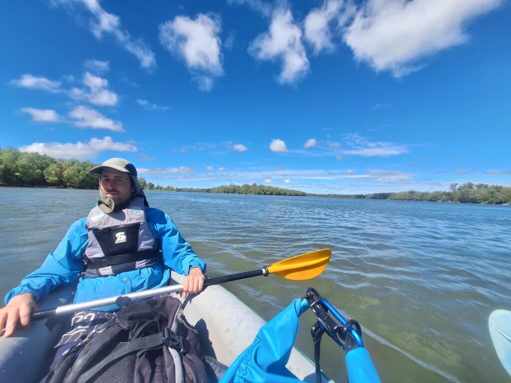 Featured photo kayaking from Apatin Serbia to Erdut Croatia