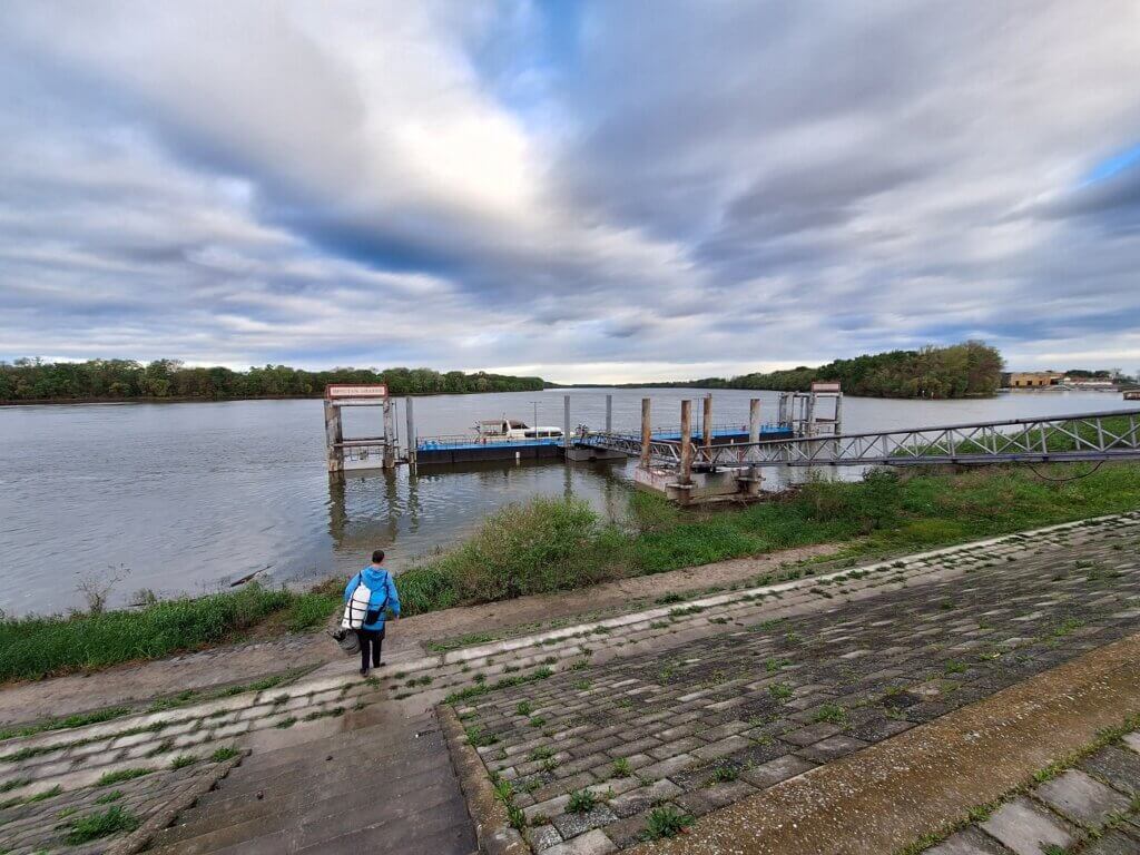 kayaking Apatin Serbia launch spot Croatian border area Danube