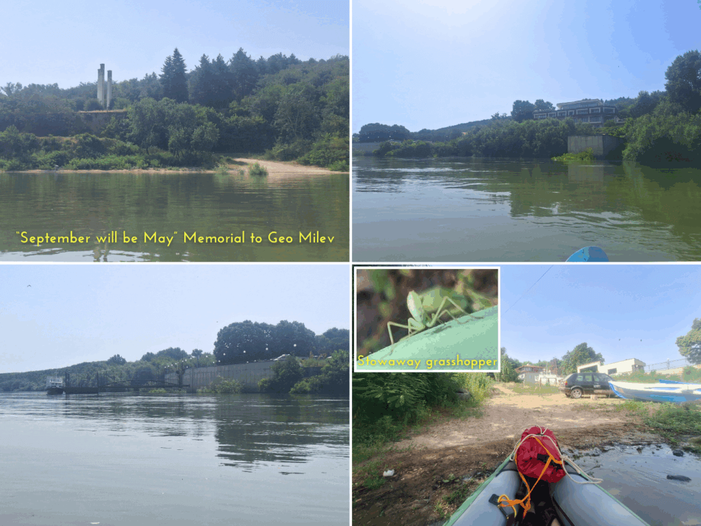 collage Baikal village Bulgaria Baykal lunch stop kayaking the Danube River Restaurant Chalet Baikal landing spot fishing boats port