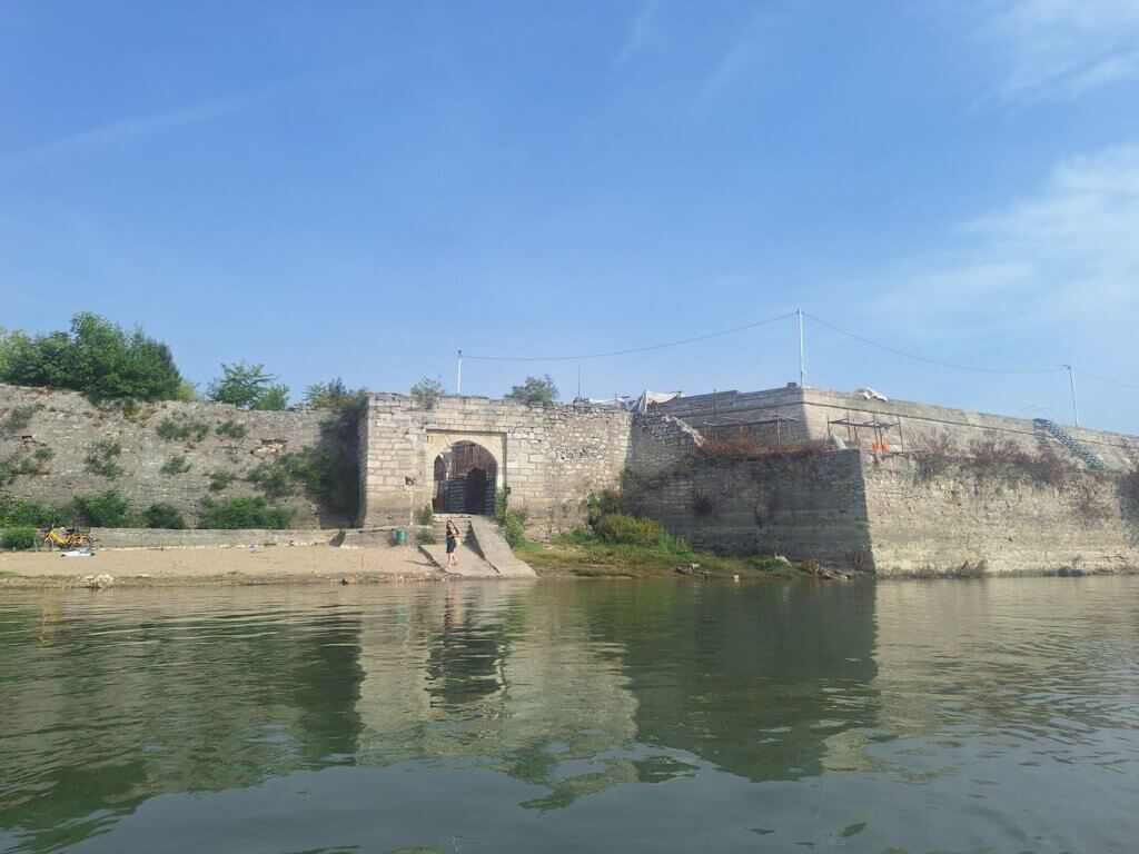 gate Baba Vida fortress Danube River city beach Vidin Bulgaria kayaking launch landing spot