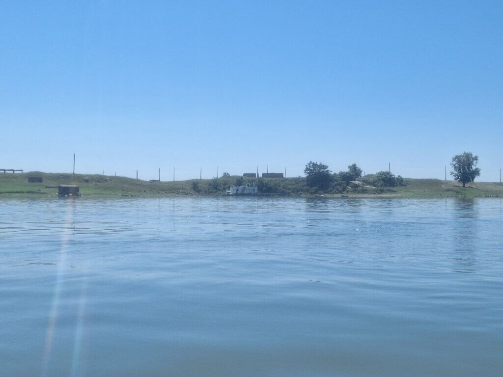 Romanian water police near Serbian Bulgarian border Timok River Danube customs immigration