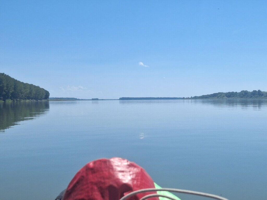 Garla Mare Island Danube border area between Romania and Bulgaria kayaking to Calafat from Iron Gate II