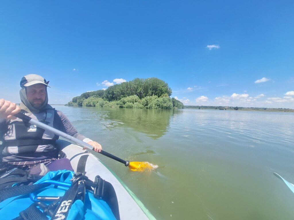 end of Garla Mare Island Jonas butterfly kayaking Danube River Riparian zone great dying bugs insects