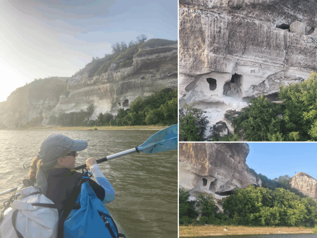 rock church of Saint Stephen Skalnata Tsarkva Stefan Danube River Bulgaria Nikopol nature chalk cliffs kayaking