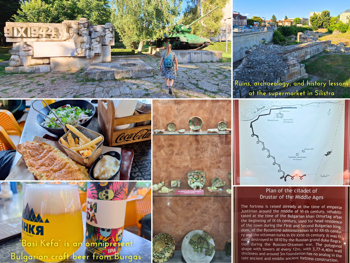 5 july 2024 off day kayaking Silistra history archaeology craft beer bastards brewing tank wwii Bulgaria