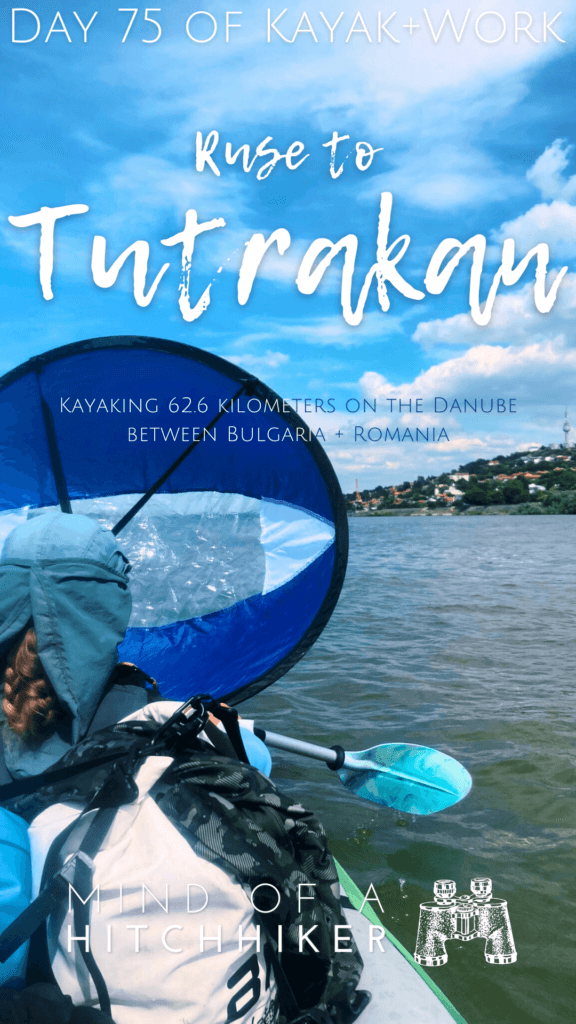 pin Iris Veldwijk kayak sail paddling kayaking Ruse to Tutrakan