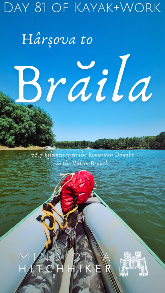 nature in Romania Danube River island Braila Valciu Marasu branches arms kayak trip slow travel Balkans Europe