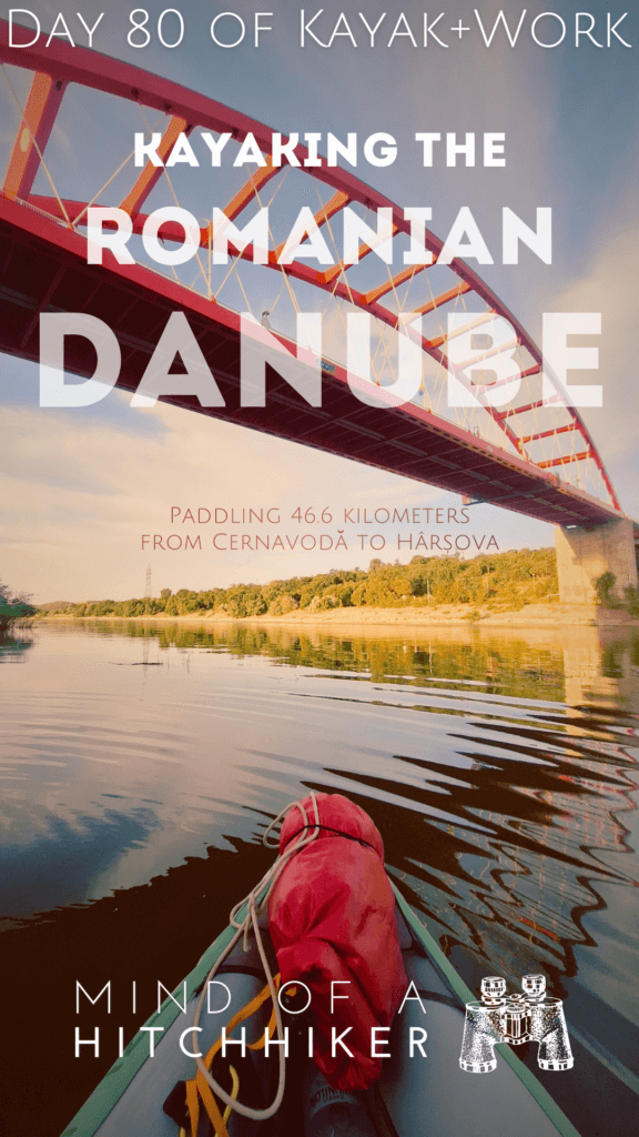 Kayak Trip Day 80 Cernavodă to Hârșova Danube Black Sea Canal Dobruja Constanta Third Leak Swimming Cows