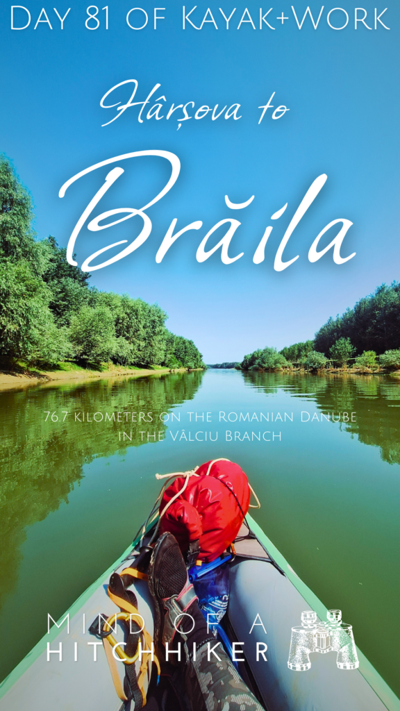 beautiful nature in Romania Danube River at Valciu Branch Braila little and big river islands natural park