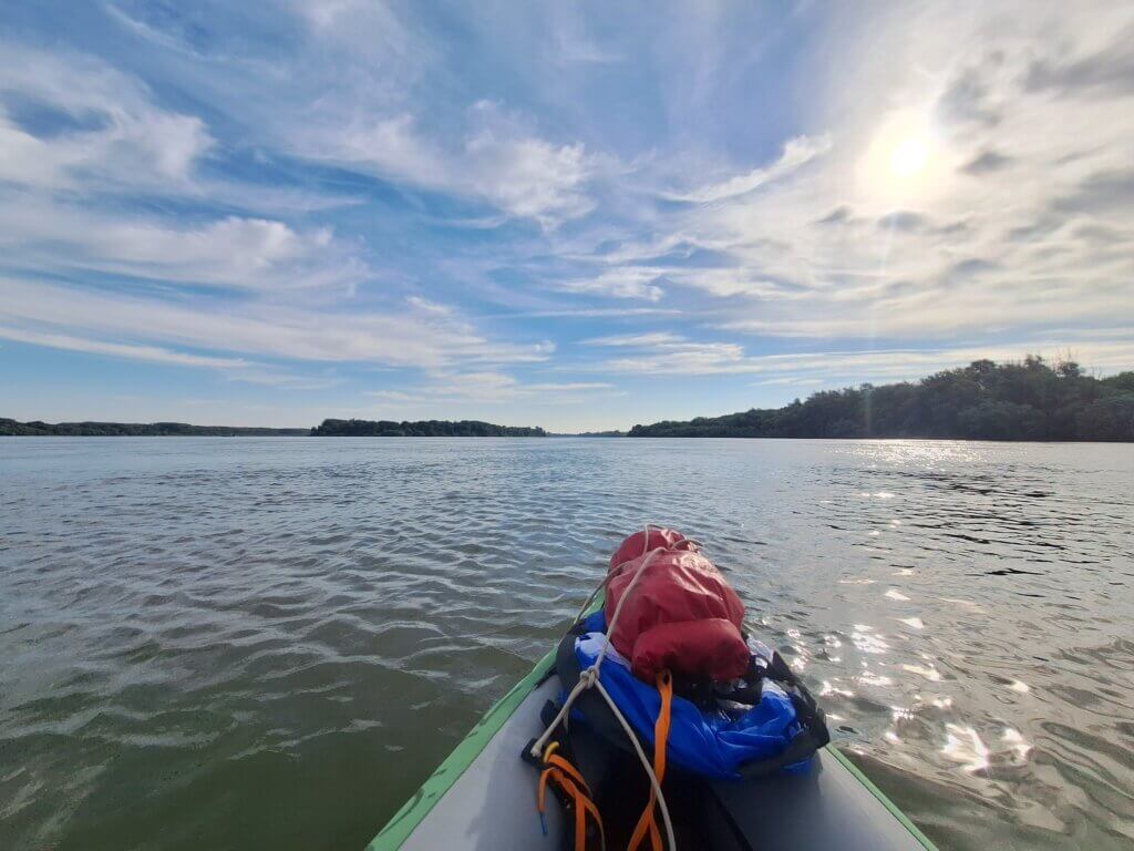 Danube River Aleko Taban island near Marten Bulgaria channel kayaking no ships