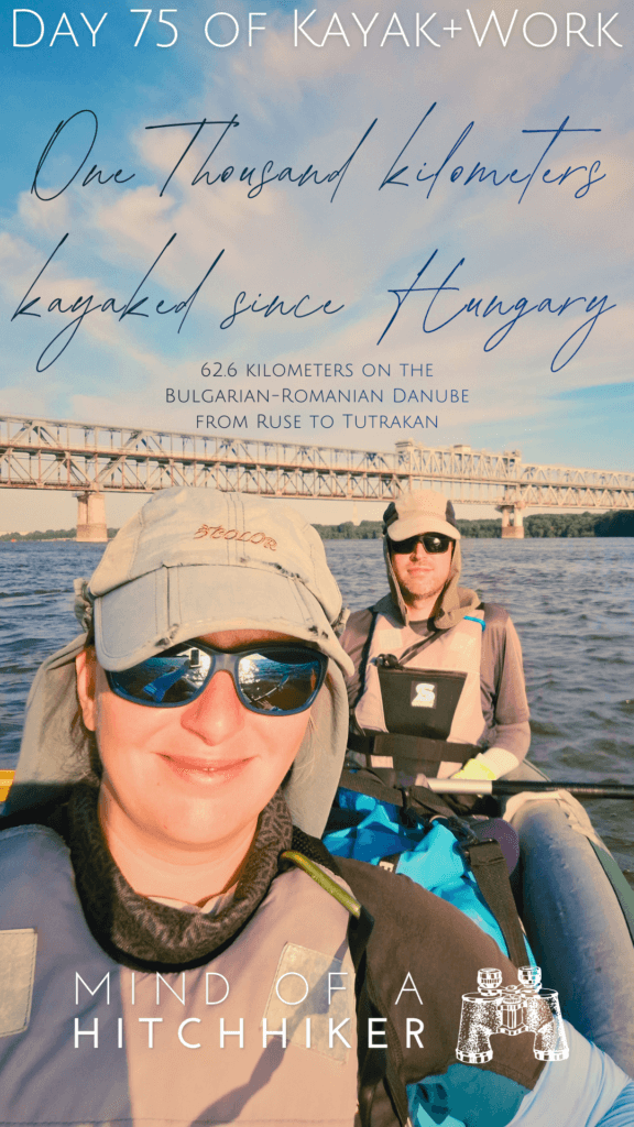 Jonas Iris kayaking Zucchini Giurgiu Ruse friendship bridge Danube River
