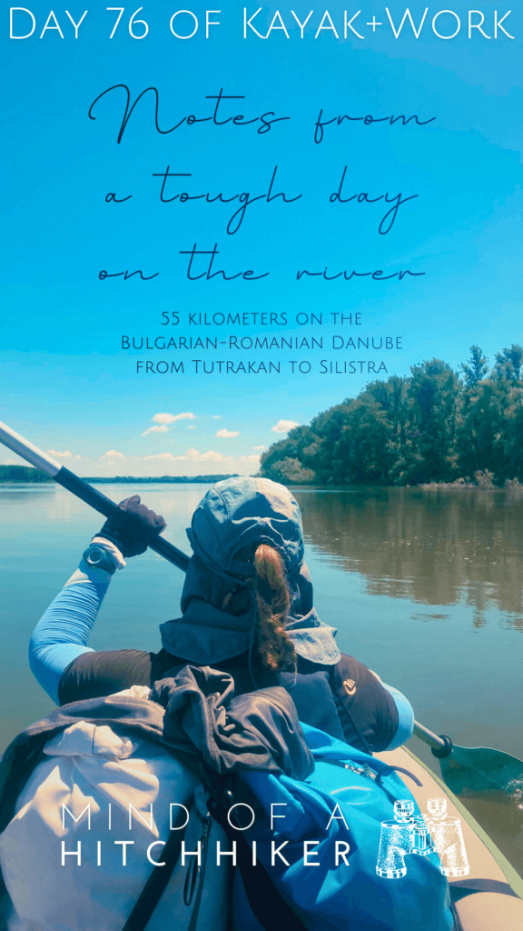 pin kayak trip day 76 Bulgarian Danube River Romania border area