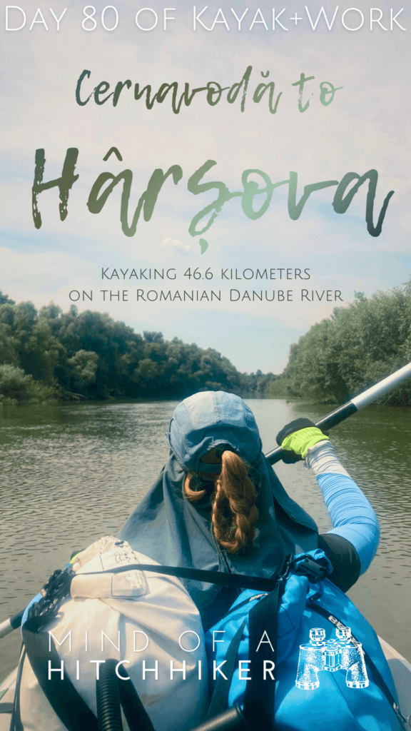 pin kayaking trip day 80 Romania lower Danube River paddling swimming cows third inflatable kayak leak