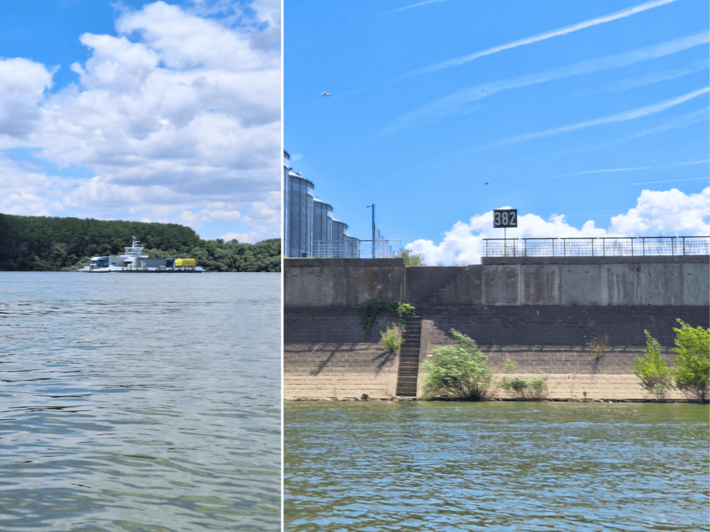 ferry Silistra Calarasi Danube River Romania Bulgaria kayak trip kilometer 382 to the Black Sea