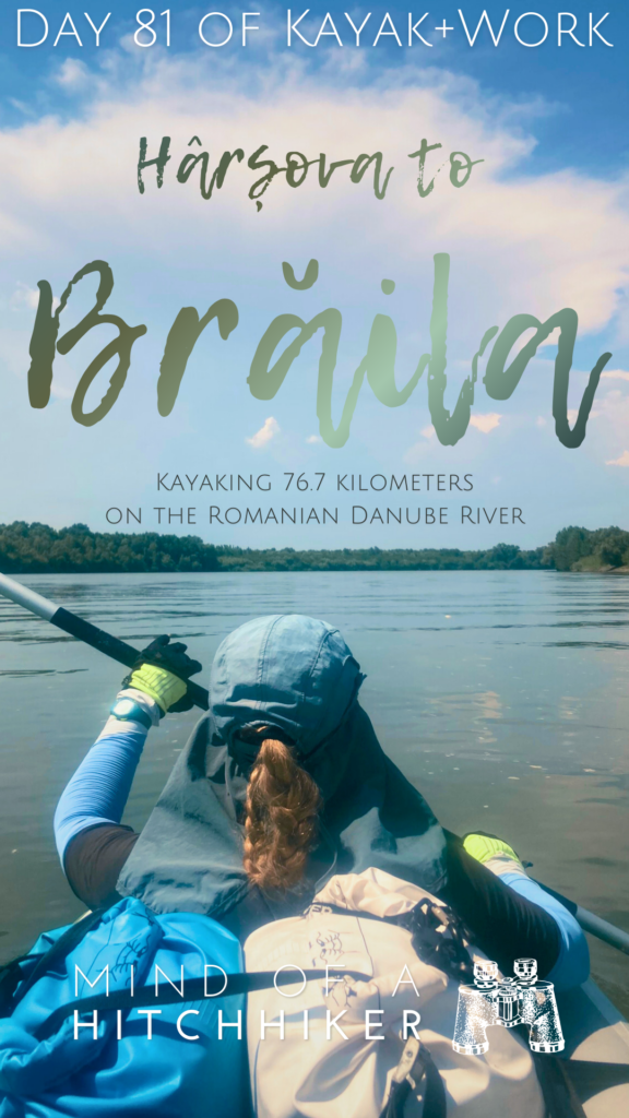 Romania kayaking Danube River less than 200 kilometers to the Black Sea