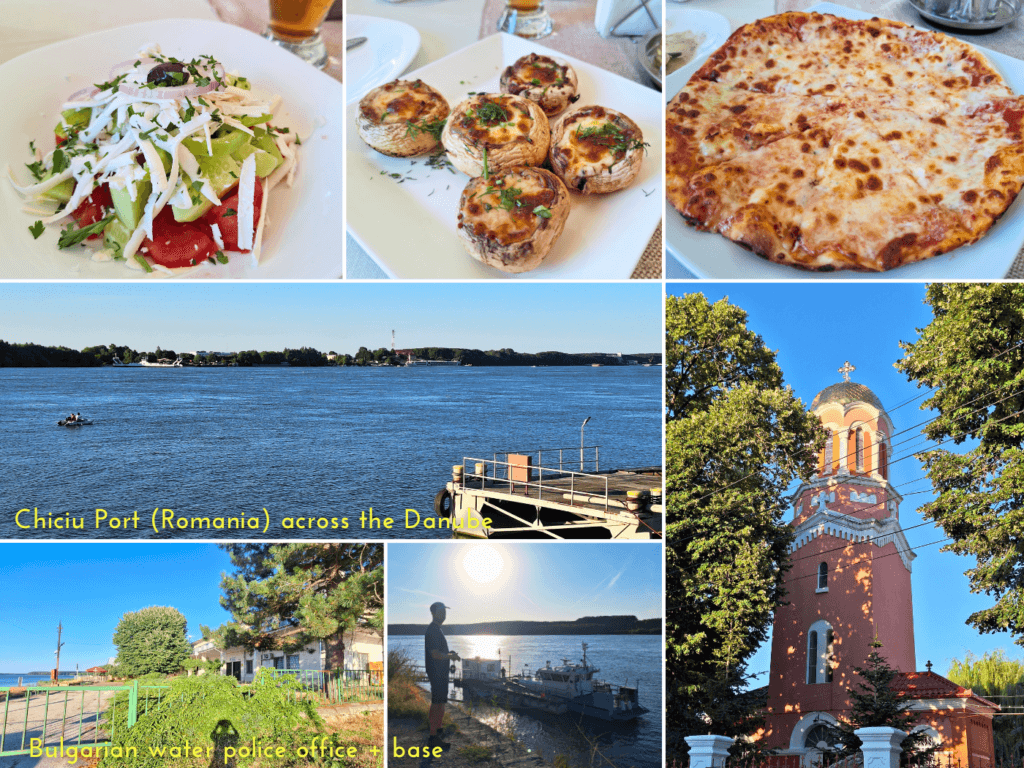 restaurant Sladoled sweetness Silistra North Bulgaria pizza salad mushroom pastet Bulgarian water police base church