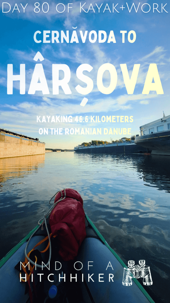 kayak trip day 80 lower Danube River Romania Cernavoda nuclear power plant kayaking Dobruja