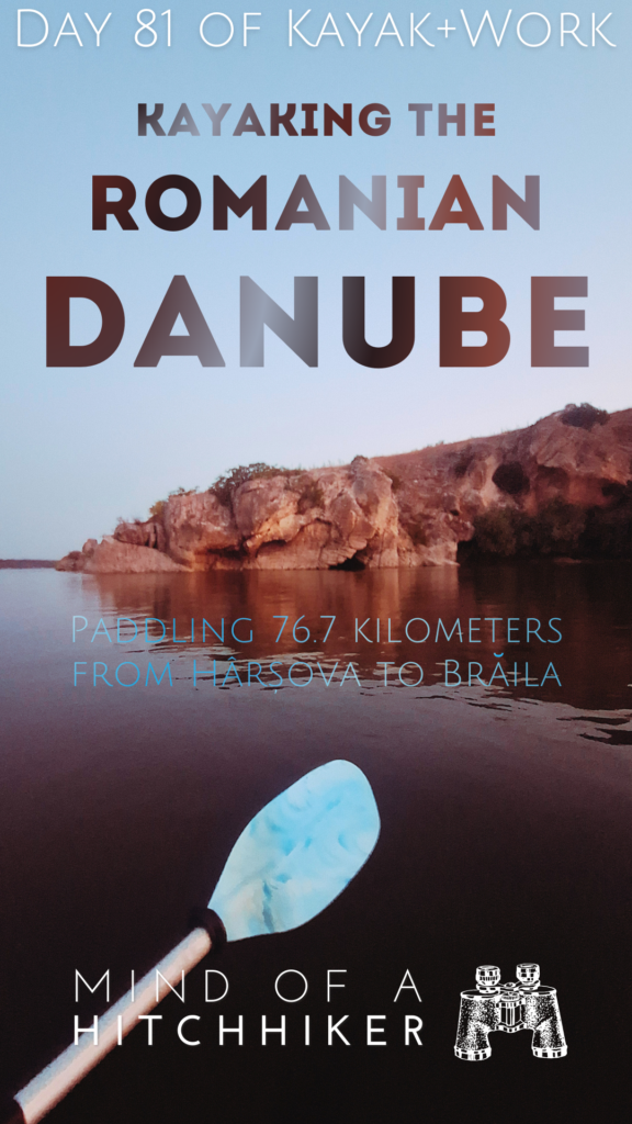 kayaking Harsova Romania Danube River cliffs paddling dawn sunrise