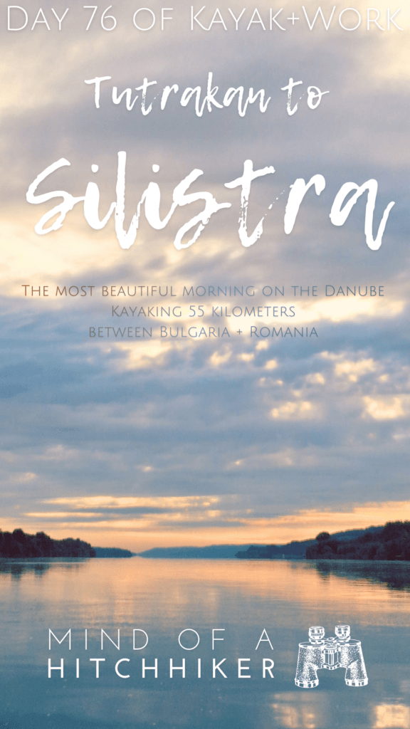 pin kayak trip day 76 Tutrakan to Silistra Bulgaria Danube River border with Romania