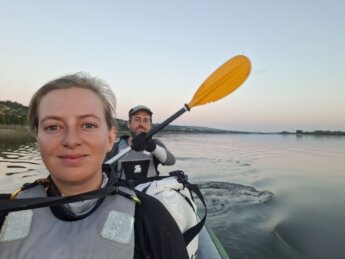 Kayak Trip Day 78: Ostrov to Rasova – the Danube at Dawn + Headwind in Romania