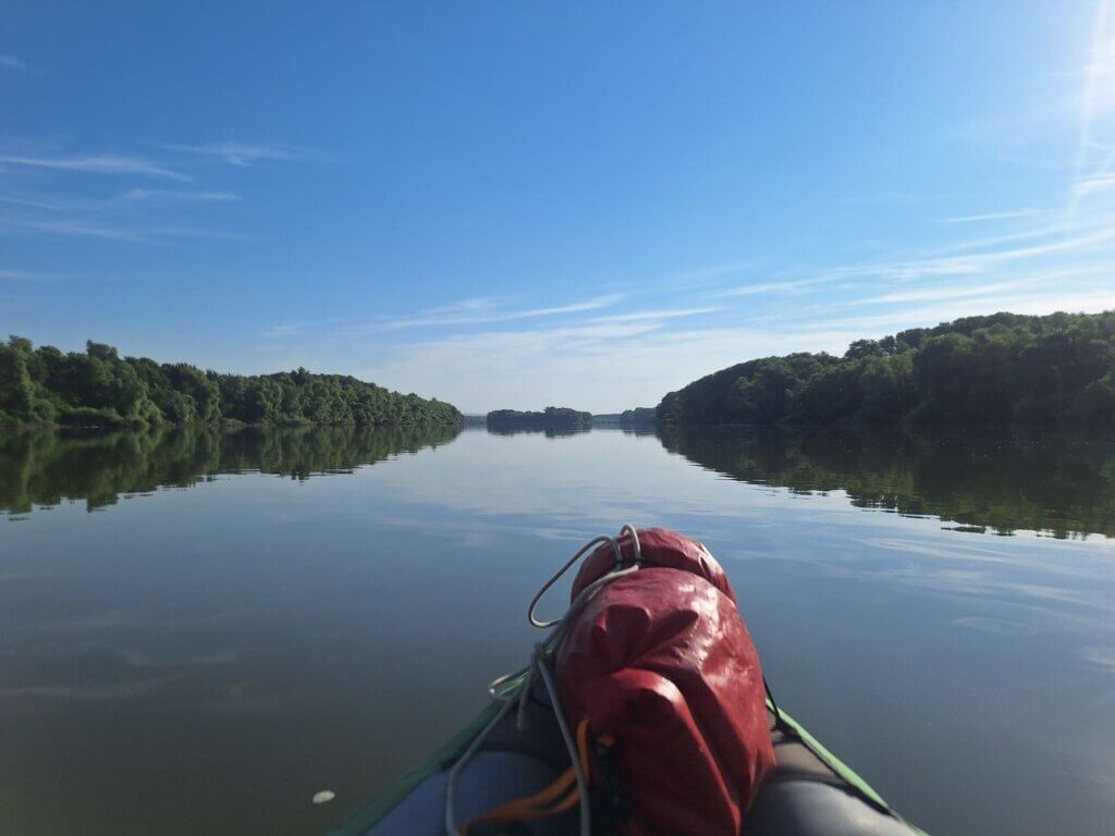 Danube River kayaking reflections forests river island Romania Seimeni Ostrovul Nou Ostrovul Chici Ostrovul Lung