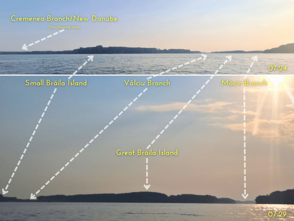 Balta Mica a Brailei Natural Park Big island of Braila little island Valciu Cremenea and Macin Old Danube branches kayaking tips to the Black Sea Romania
