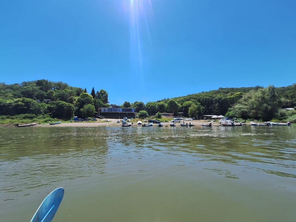 Vetren Bulgaria Danube fisherman's port motor boat fishing Kray Rekata camping campsite recreation summer vacation