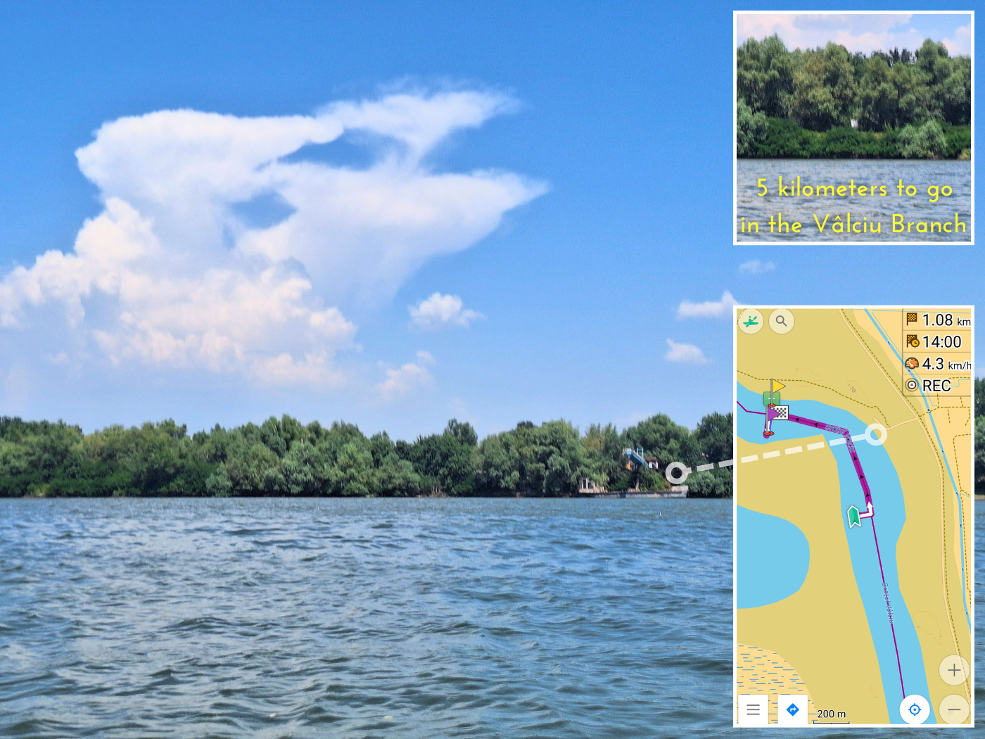 sharp river bends Valciu Branch Danube River Balta Mica a Brailei Natural park small river port agriculture farming Braila Island kayaking