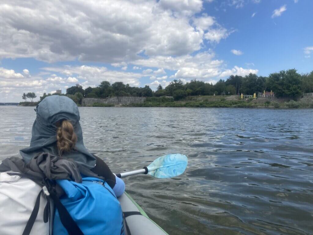 Iris Veldwijk kayaking Silistra Bulgaria Drastar fortress arrival day 76 border area Romania Calarasi Danube