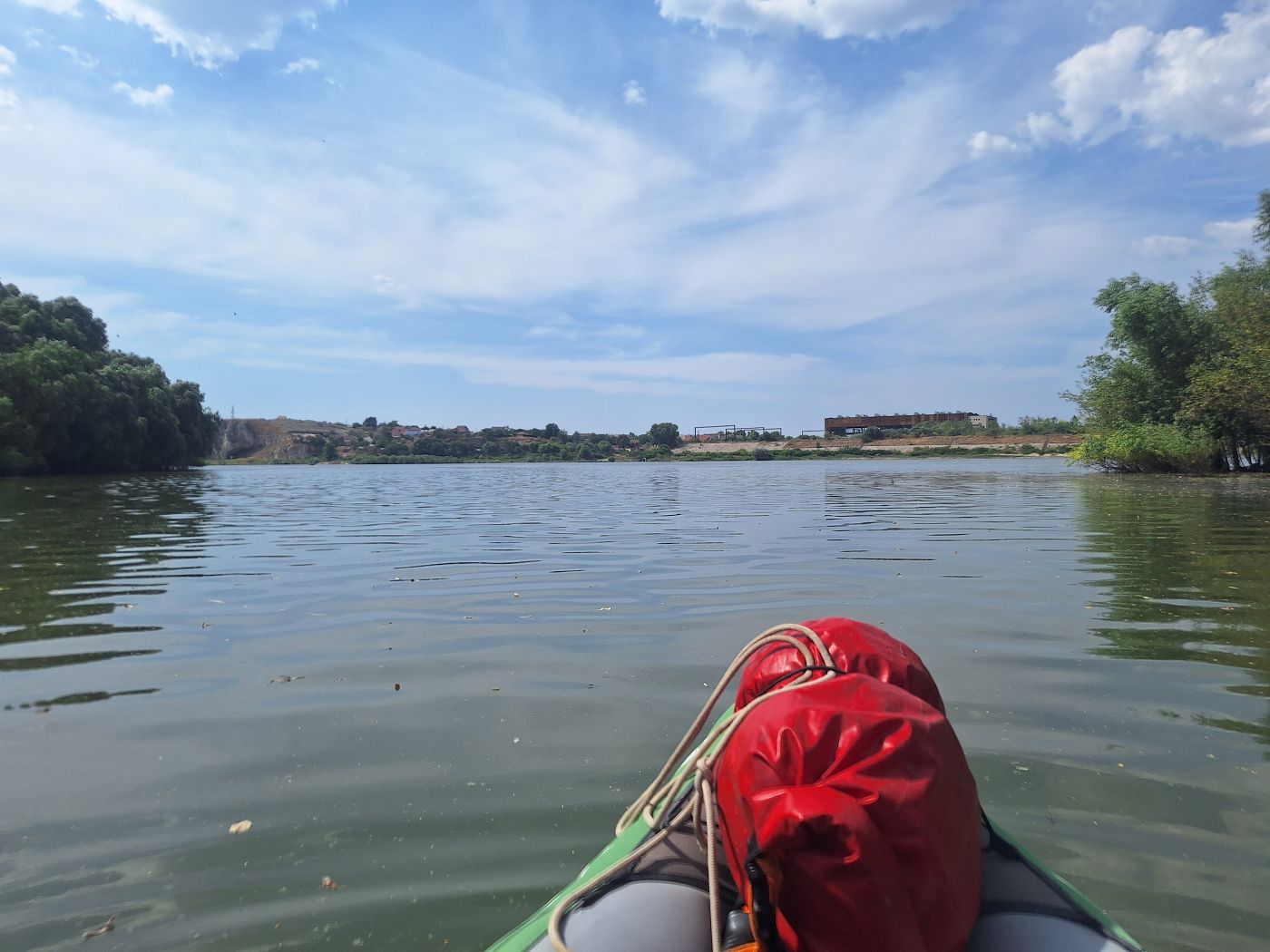 exit channel between Ostrovul Puiu Zatoacei Romania Ghindaresti Harsova Balta Ialomitei river islands Danube
