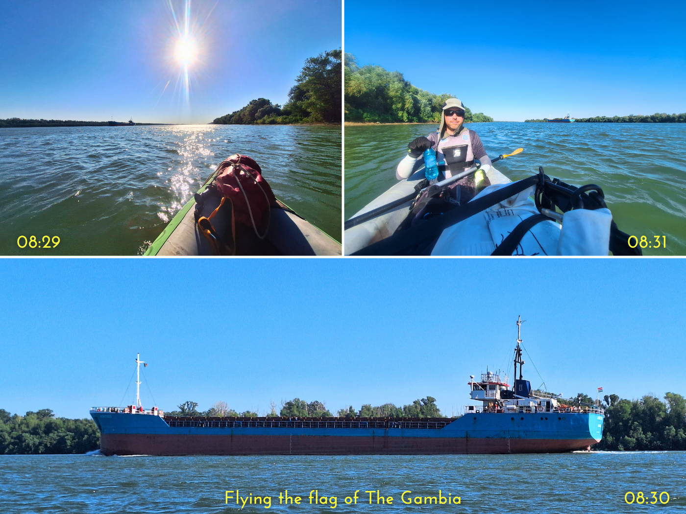 ship bulk carrier maritime Danube River JN Brothers the Gambia flag of convenience at Isaccea Romania Ukraine border area shipping cargo Black Sea