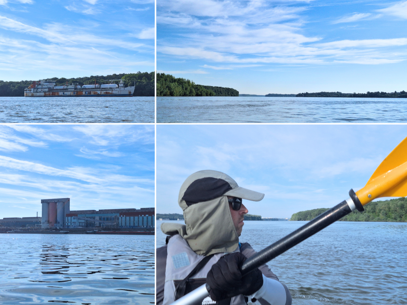 kayaking Marten Bulgaria port river island cranes industry zone Tegra Tegri LPG LNG gas ship anchorage manufacturing v2