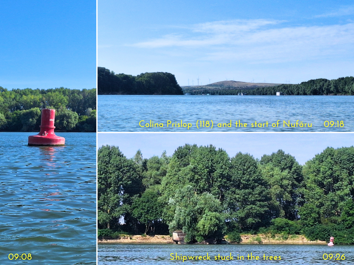 buoy shipwreck Nufaru Colina Prislop hill mountan Romania Danube Delta Sfantu Gheorghe Branch
