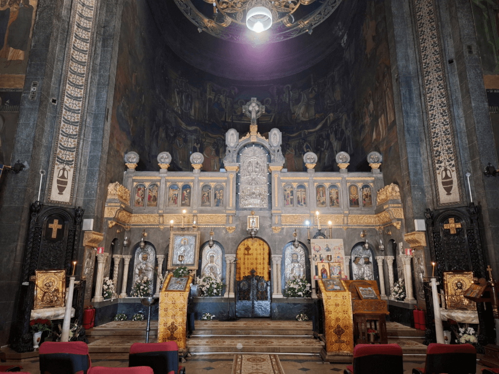 interior Saints Constantine and Helena Cathedral Hunedoara Romania