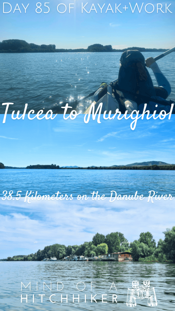 pin kayak trip day 85 Tulcea to Murighiol in the Danube Delta Sfantu Gheorghe Sulina distributary Black Sea approach