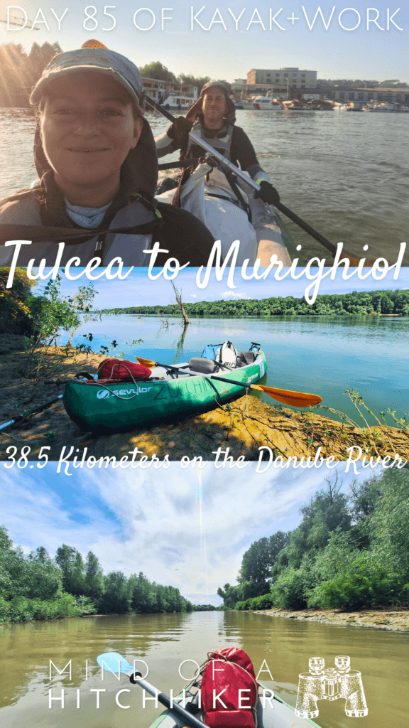 kayak and work day 85 Danube Delta kayaking Romania Sfantu Gheorghe branch to the Black Sea Iris Veldwijk