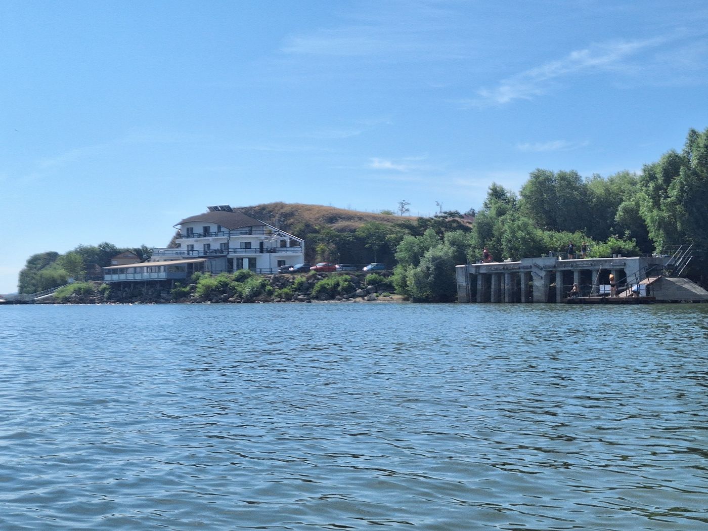 riverside hotel Pensiunea Stanca Dunarii near Nufaru Romania Tulcea kayaking to Murighiol Danube delta trip