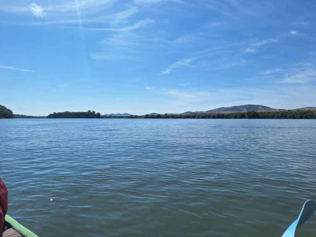 Bestepe hills Tulcea Romania peaks five unnamed River Island Sfantu Gheorghe Branch of the Danube River kayaking