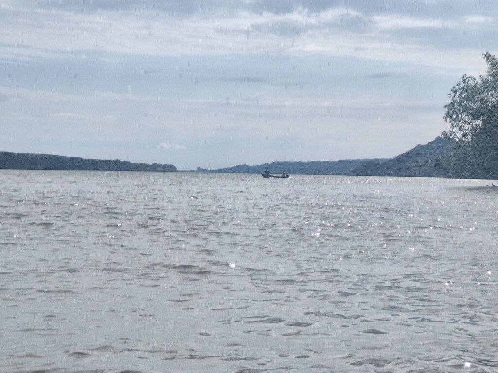 fishermen on the Danube between Grocka na Dunavu and Smederevo Serbia