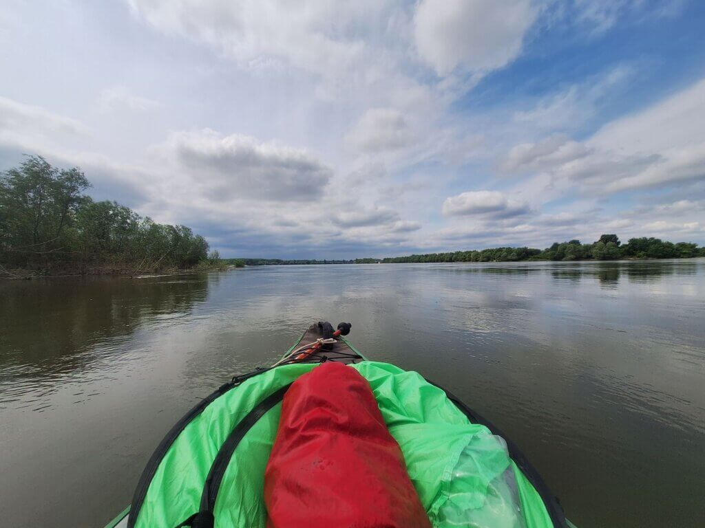 kayaking Danube River Serbia Velika Ada near Belegish Vojvodina