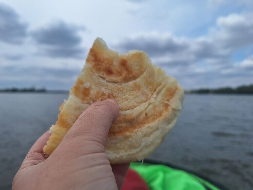 boat kayak burek Serbia elite snack Danube River