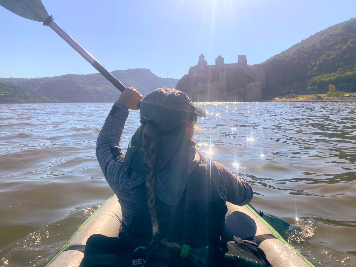 kayak trip day 62 Golubac Fortress to Donji Milanovac Serbia Danube Iris Veldwijk featured photo