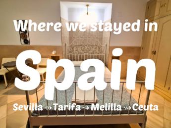 Accommodation in Spain: Stays in Sevilla, Tarifa, Málaga, and Melilla