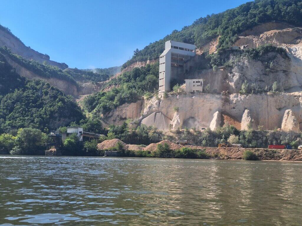 Quarry Danube River Serbia Sumica Golubac