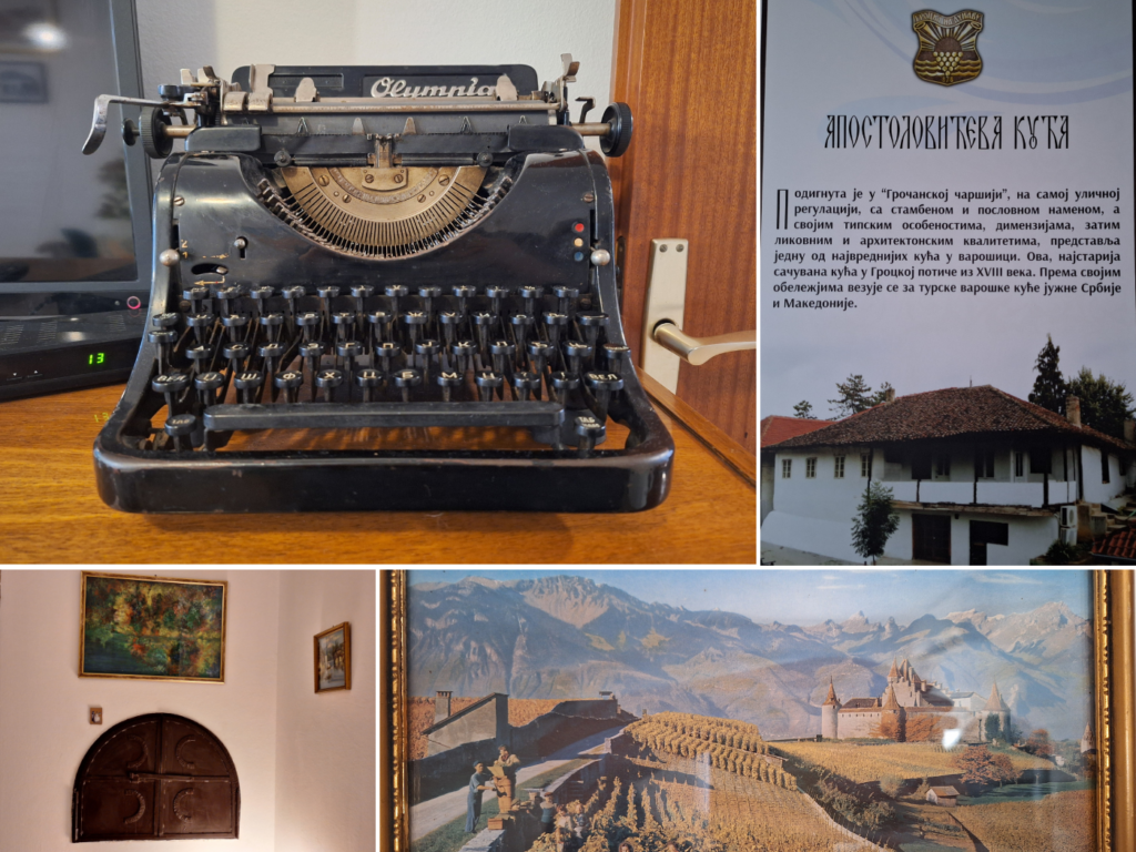 Apostolovic's house old typewriter historic heritage house Serbia decor interior design Grocka na Dunavu