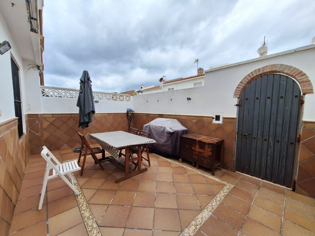 garden outside area Tarifa accommodation in Spain Andalusia barbeque gate pedestrian access