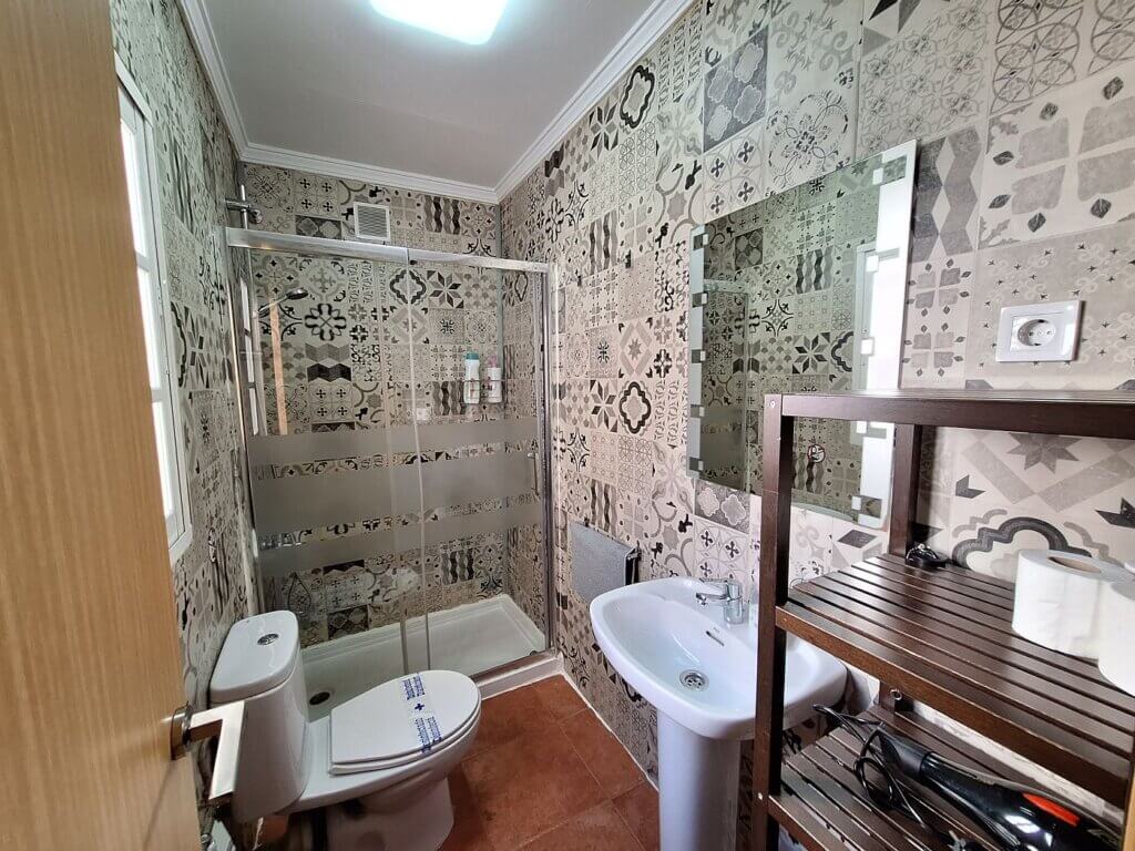 bathroom accommodation in Spain Malaga apartment Airbnb