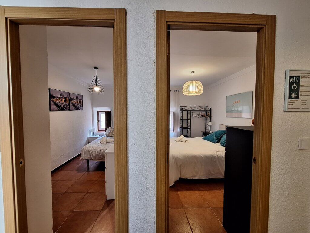 bedrooms doors access malaga spain andalusia travel city trip central apartment airbnb