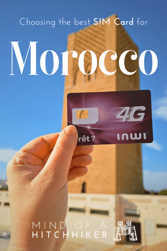 how to travel and get a SIM card in Morocco Africa Rabat