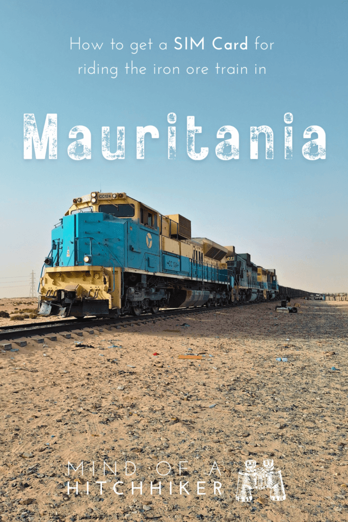 how to stay online take the iron ore train SIM card in Mauritania travel West Africa remotely